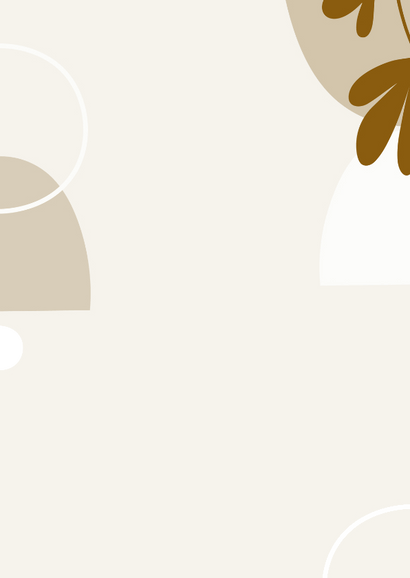 Einladung zur Kommunion naturell grafisch mit Foto Rückseite