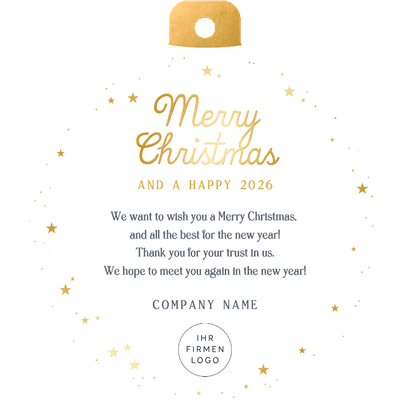 Internationale Weihnachtskarte Company Weltkarte Kugel Rückseite