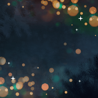 Neujahrskarte geschäftlich Kupfer Schriftzug dunkelblau Rückseite