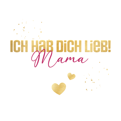 Pinkfarbene Valentinskarte Herzform & Fotos Tochter Rückseite