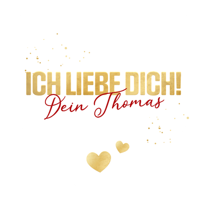 Rote Valentinskarte Herzform & Fotos Frau Rückseite