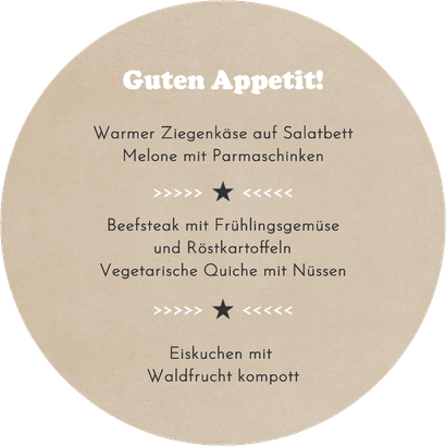 Speisekarte Fotocollage Jugendweihe Kraftlook & Schwarz Rückseite