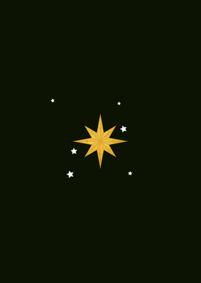 Weihnachtsfeier Einladung Firma Tannenbaum Rückseite