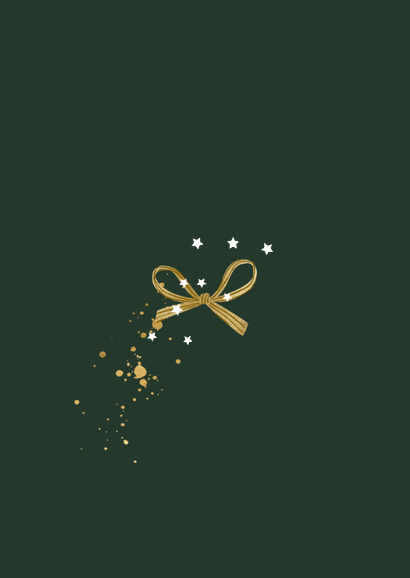 Weihnachtskarte 'Dein Weihnachtsmann' Rückseite