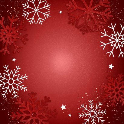 Weihnachtskarte 'Frohes Fest' Goldschrift Rückseite
