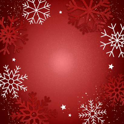 Weihnachtskarte 'Frohes Fest' Goldschrift Rückseite
