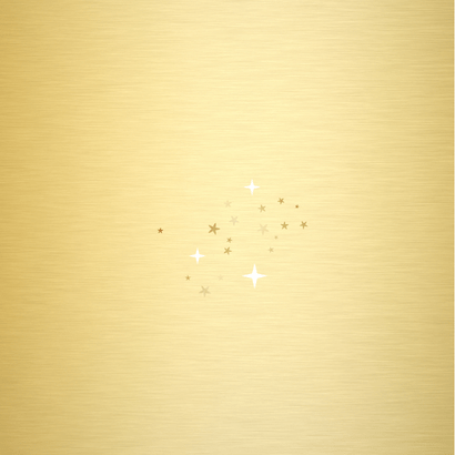 Weihnachtskarte großes Foto Sternerahmen Rückseite