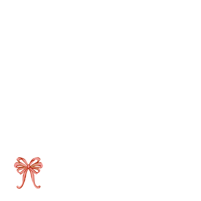 Weihnachtskarte Weihnachtskranz mit Schleifen rosa bunt Logo Rückseite