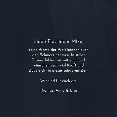 Beileidskarte 'Der schönste Stern am Himmel' Sternenkind 3