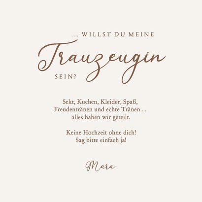 Boho-Karte Trauzeugin fragen Trockenblumenstrauß 3