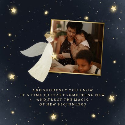 Christliche Neujahrskarte 'New years blessings' 2