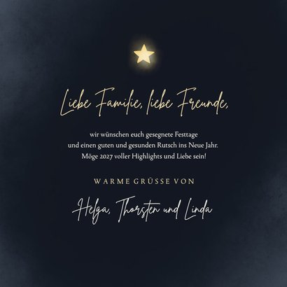 Christliche Neujahrskarte 'New years blessings' 3
