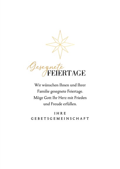 Christliche Weihnachtskarte Krippe 3