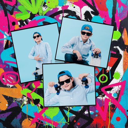 Dankeskarte Jugendweihe Fotos & Buntes Graffiti 2