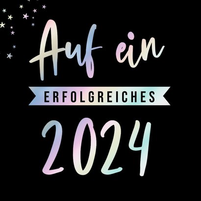 Dankeskarte Mitarbeiter Weihnachten Sterne 2
