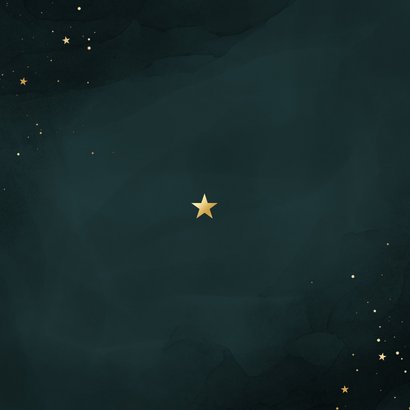 Dankeskarte 'Sie sind Gold wert' Weihnachten Firma Rückseite