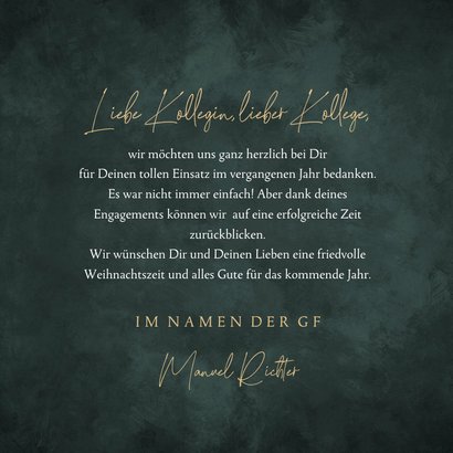 Dankeskarte Weihnachtszeit Sternchen 3