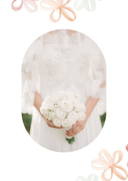 Danksagung Hochzeit Frühlingsblumen, Foto & Kupferdruck 2