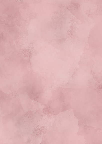 Doppelkarte A6 Aquarell rosa Hochformat blanko Rückseite