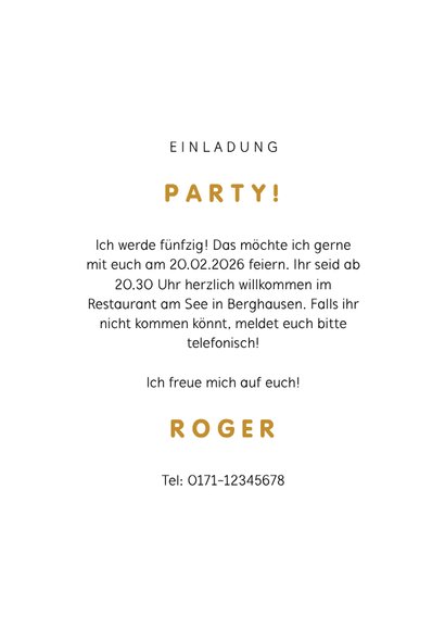 Einladung Geburtstag Fotocollage, Konfetti & Partyballons 3