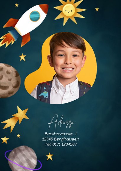 Einladung Kindergeburtstag Rakete, Sterne | Send a Smile Einladung Kindergeburtstag Rakete, Sterne | Send a Smile