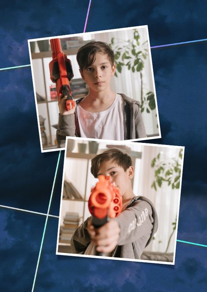 Einladung Kindergeburtstag zur Laserparty 2