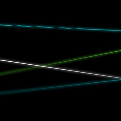 Einladung Laserparty Laserstrahlen grün Rückseite