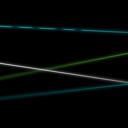 Einladung Laserparty Laserstrahlen grün Rückseite