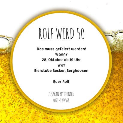 Einladung Prost mit Bier 3