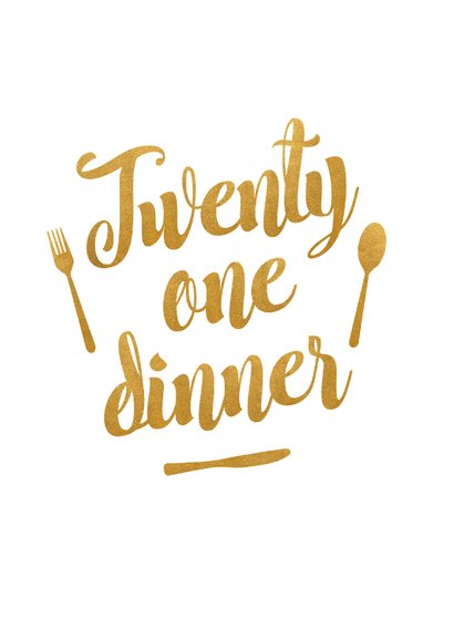 Einladung Twentyone Dinner 2