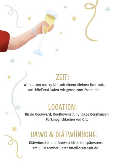 Einladung Weihnachtsfeier/Umtrunk 2