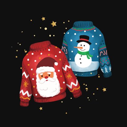 Einladung Weihnachtsparty 'Ugly Xmas Sweater' 2