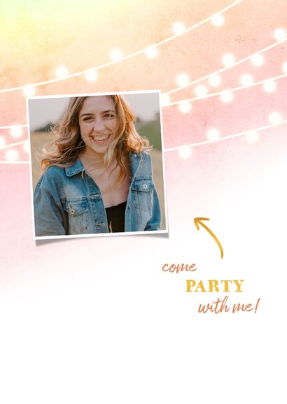 Einladung zum 21. Geburtstag mit Foto 2