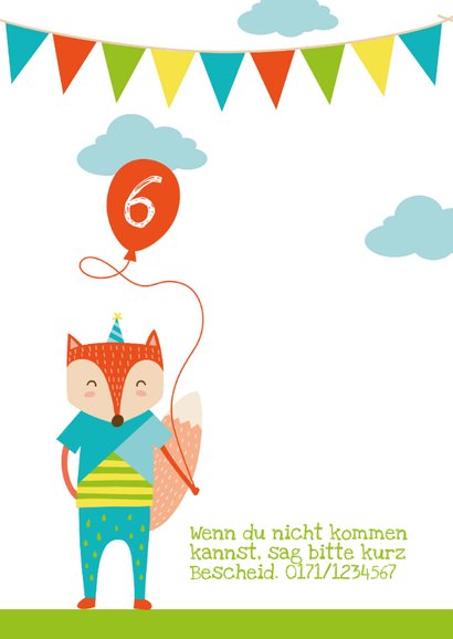 Einladung zum 6. Kindergeburtstag Summerboy 2