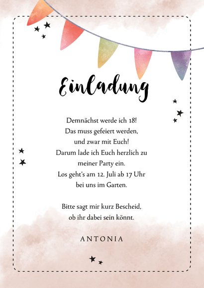 Einladung zum Geburtstag Kaum in Torte zu fassen 3