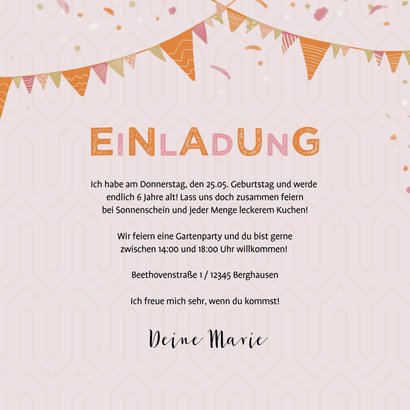 Einladung zum Kindergeburtstag lustige Send a Smile