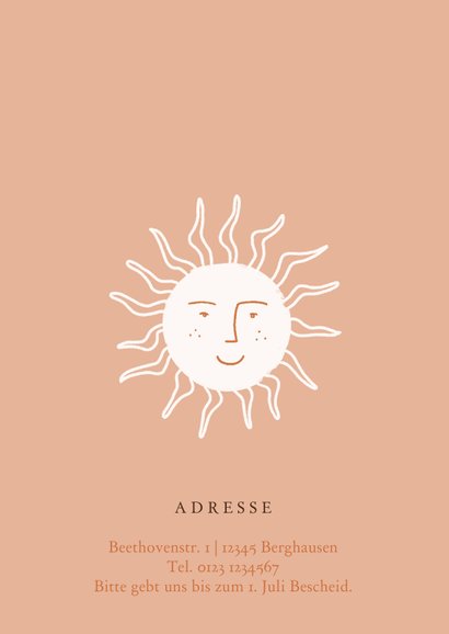 Einladung zum Sommerfest mit Sonne 2