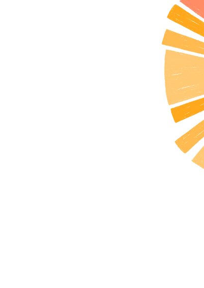 Einladung zur Babyparty "Sonnenschein" Rückseite