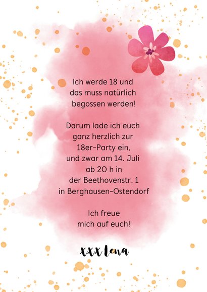 Einladung zur Geburtstagsparty Yayday 3