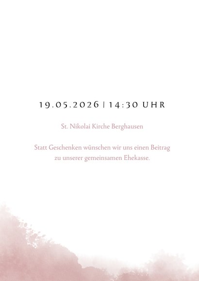 Einladung zur Hochzeit Love Lettering Send a Smile