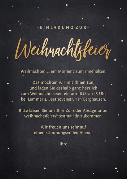Einladung zur Weihnachtsfeier Weihnachtsbaum aus Besteck 3