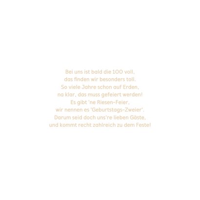 Einladung Zusammen Geburtstag beige 2