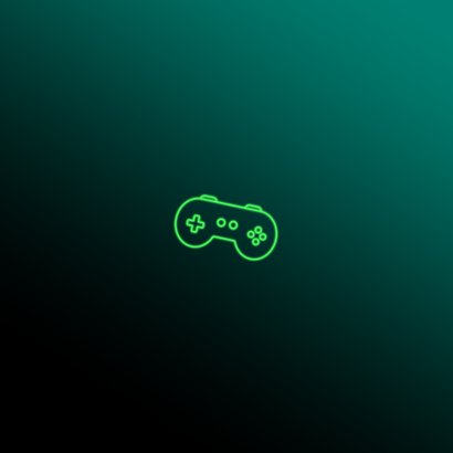 Einladungskarte Gamer Geburtstag Gaming Party Rückseite