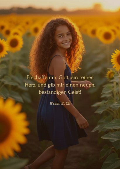 Einladungskarte großes Foto Konfirmation Schriftzug 2