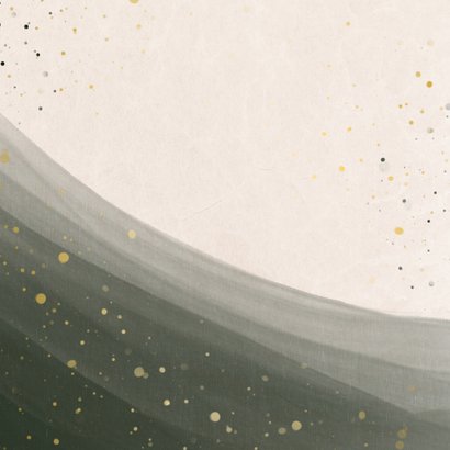 Einladungskarte mit Foto zum 50. Geburtstag Aquarell Rückseite
