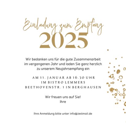 Einladungskarte Neujahrsempfang 2025 3