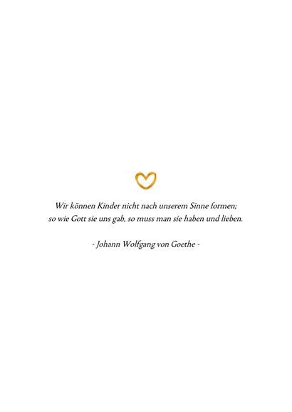 Einladungskarte Taufe Zwilling Fotos & Herzen Goldlook 2