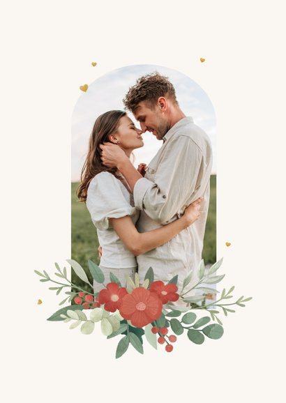 Einladungskarte Trachtenhochzeit Dirndl & Lederhose 2