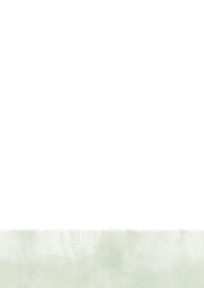 Einladungskarte zur Hochzeit im Aquarelllook mit Punkten Rückseite