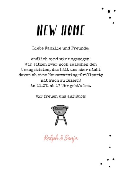 Einladungskarte zur Housewarming-Grillparty 3